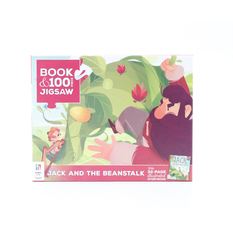 定制 100片烫金拼图白卡带闪拼图动物纸质平面拼图儿童益智玩具详情5