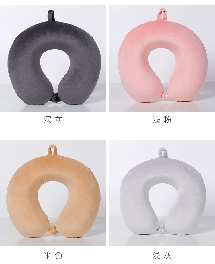 Factory direct sales of plain spandex U-shaped pillows, memory foam creative nap neck pillows, wholesale one-piece consignment, street stall cushions, street stall goods, home textile cushions pic 17