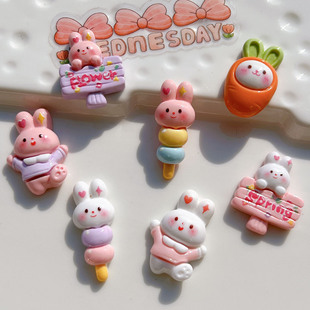 Wholesale acrylic accessories, diy hair accessories, hair strings, cream glue, phone cases, clothing, handcrafted materials, glossy discs pic 6