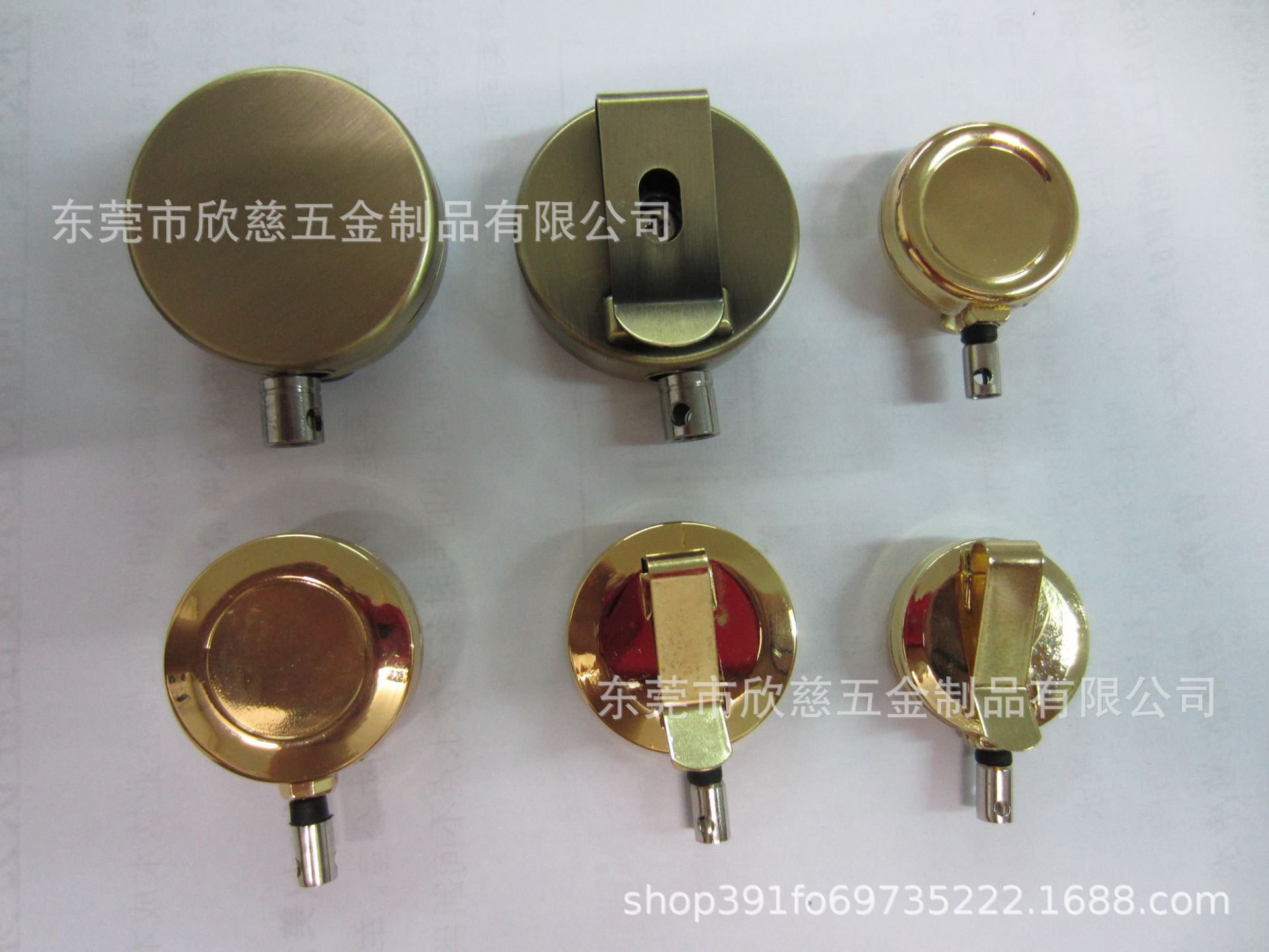 亚马逊AMAZON跨境热销4CM旋转皮带夹伸缩强力易拉扣易拉得钥匙扣详情24