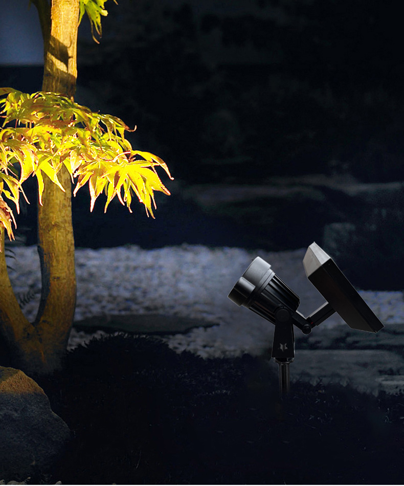 太阳能步道灯网红庭院地面免开孔户外景观过道灯草坪灯详情2