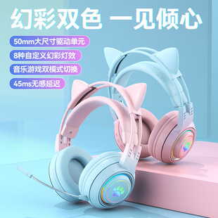 Soyto跨境专供SY830有线电脑手机耳麦游戏耳機电竞头戴式耳机批发详情5