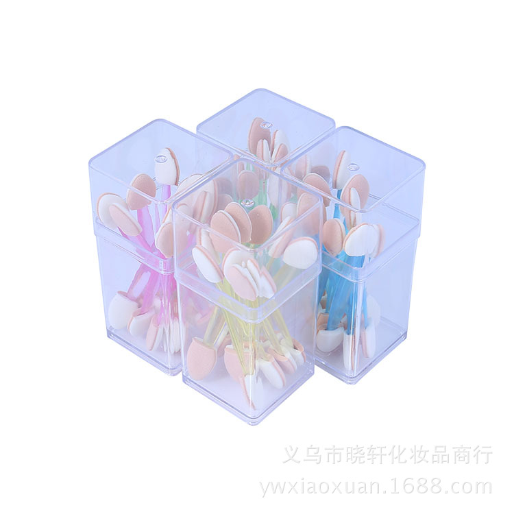 厂家供应双头眼影魔棒海绵眼影棒刷彩妆美妆化妆美容工具 批发详情4