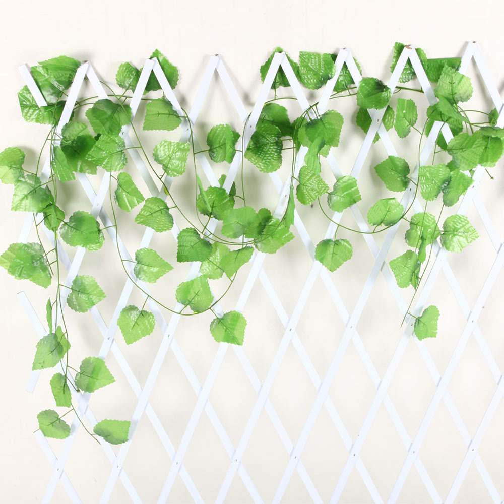 Artificial flowers, artificial lawns, artificial trees, artificial flowers, artificial lawns, artificial trees, no falling leaves, 20 large grape leaves, artificial vines, artificial grape leaves, silk fabric vines, artificial grapevines pic 8