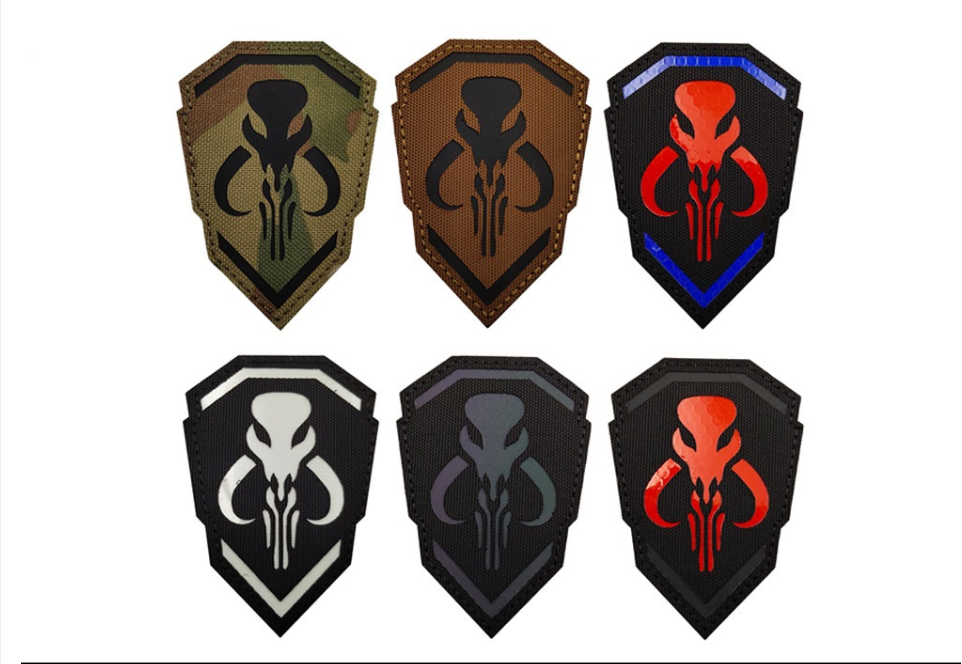 魔术贴星球大战曼达洛赏金猎人士章补丁贴反光贴章臂章IR徽章肩章详情11