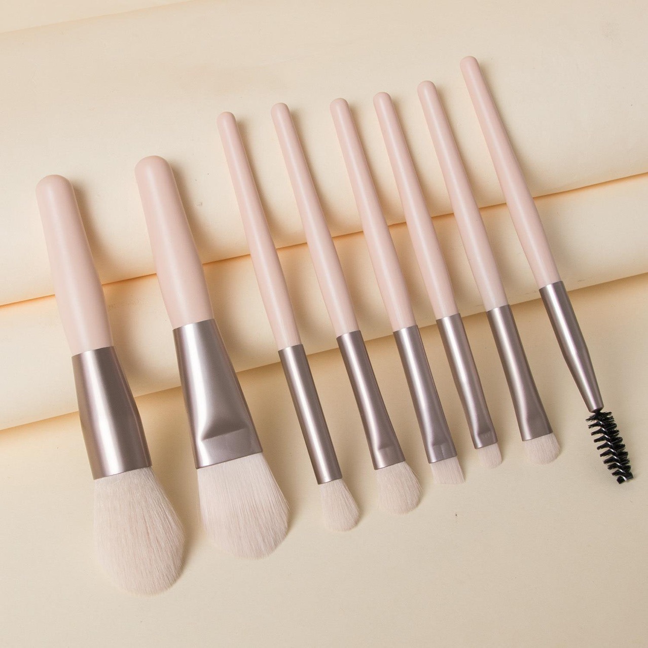 8 sets of makeup brushes, portable set brushes, blush brushes, eye brushes, and macaron multi-functional set brushes pic 7