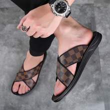 夏季男士皮凉鞋镂空透气洞洞鞋软底软面手工皮鞋男款外贸男鞋批发详情23