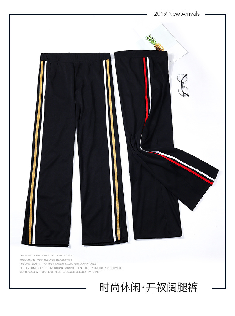 2020 new wide-leg pants for women, high-waisted, drape, versatile loose long pants, straight-leg pants, thin spring and summer pants, Korean version pic 2