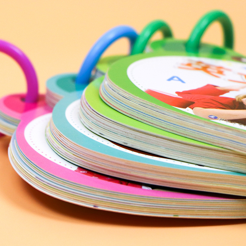 儿童启蒙早教卡片0-3岁宝宝玩具看图婴幼早教启蒙益智识字认知书详情3