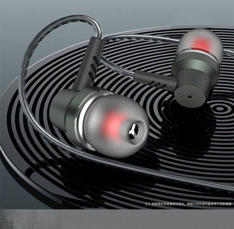 3.5mm in-ear wired headphones for bass music, sports, e-sports, gaming, karaoke, microphone, and wired control pic 9