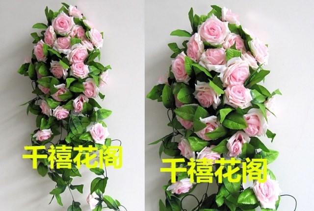 仿真花玫瑰花朵假花装饰仿真玫瑰花朵花球花墙插花花头材料绢花头详情101