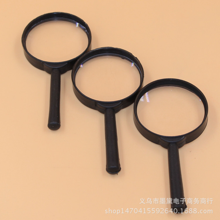 Glass lens straight handle magnifying glass, magnifying glass for elderly people reading newspapers, student teaching, 40, 50, 60, 75, 90, 100 pic 6