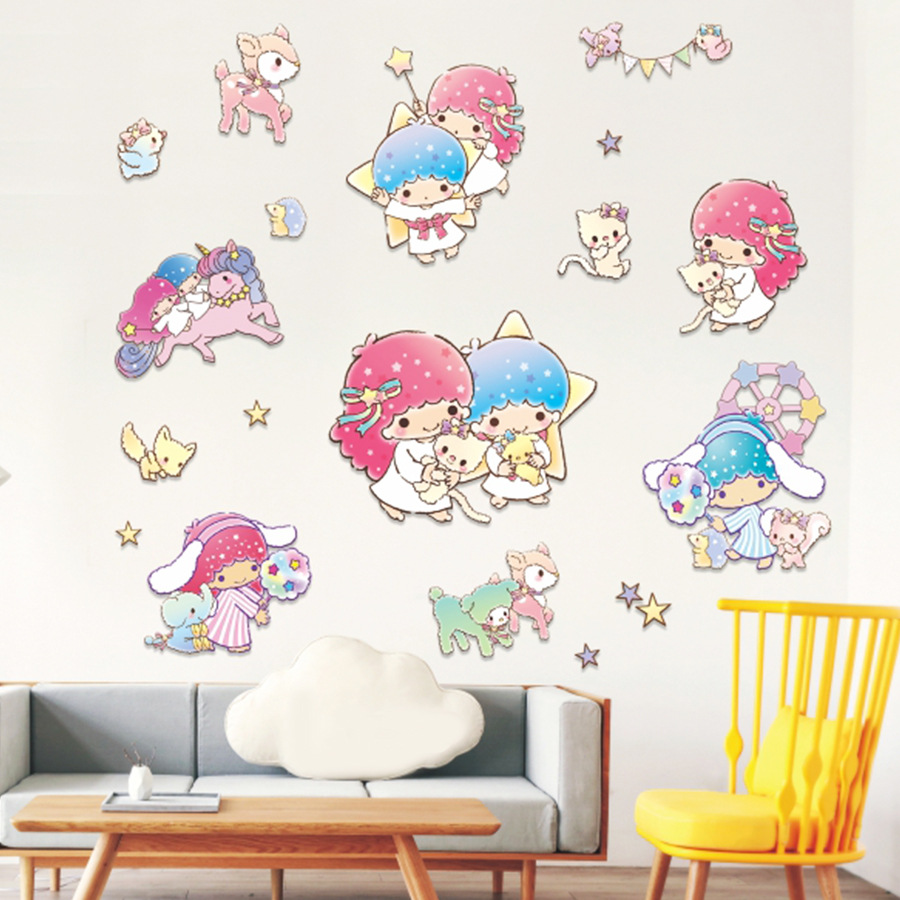 2024新款3D立体卧室客厅玻璃瓷砖装饰贴纸PVC卡通创意层层贴详情7