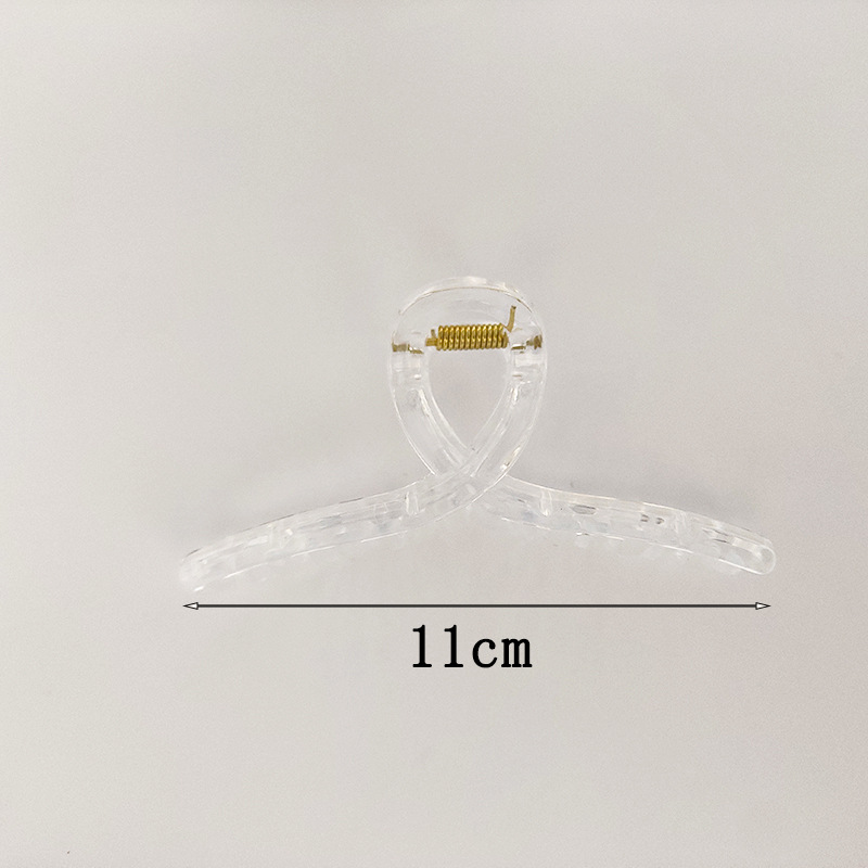 热门发夹各样式透明抓夹大号流行发卡创意 DIY百搭发饰鲨鱼夹批发详情15