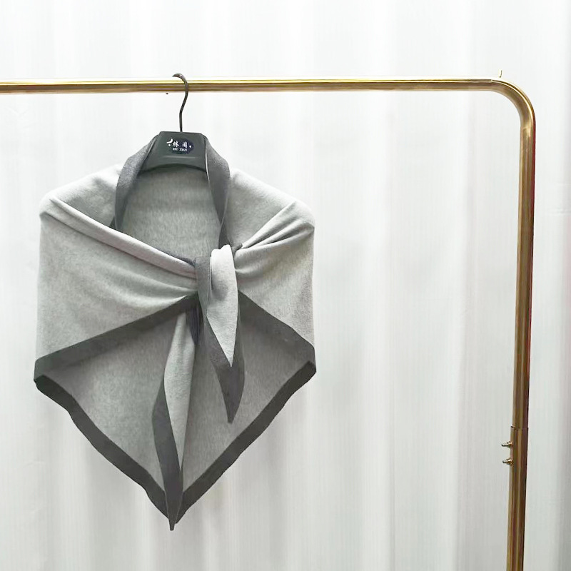 上海故事空调房护肩肩颈披肩女夏季外搭斗篷针织三角巾两用保暖详情5