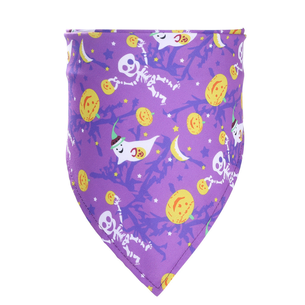 Pet scarf, Halloween pet saliva towel, cat decorative scarf, scarf, dog single-layer cute triangular scarf pic 20