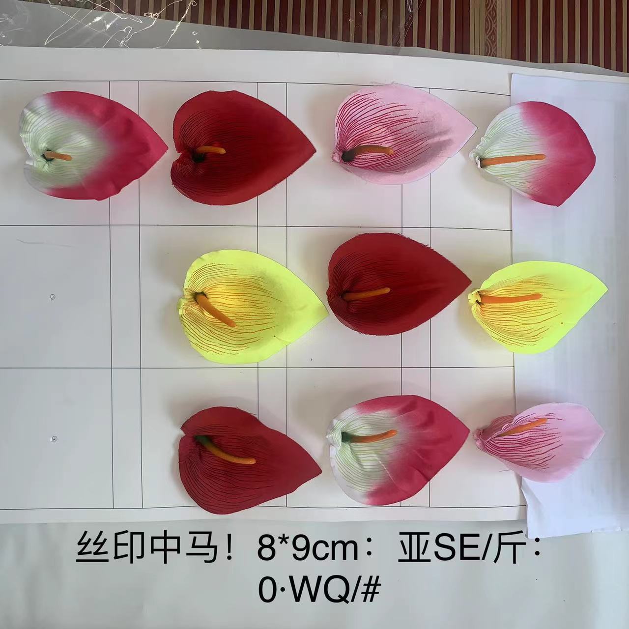 Artificial calla lilies, artificial anthuriums, cheap and beautiful flower heads for indoor landscaping and display wholesale pic 24