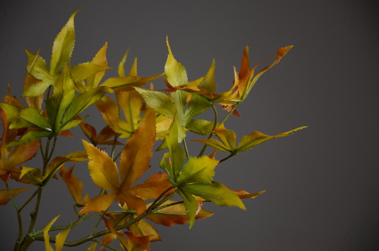 Factory wholesale of artificial flowers, direct sales from the manufacturer, wholesale of artificial green plants, home decoration flowers, red artificial leaves, artificial maple leaves pic 13