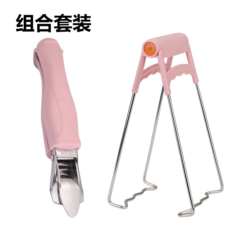 304 stainless steel anti-scald tongs, household bowl tongs, anti-slip tongs, kitchen tools, bowl and plate tongs, plate lifting tongs wholesale pic 16