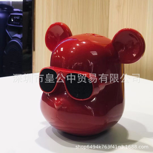 创意法斗犬蓝牙音箱触摸狗头无线蓝牙音响重低音户外便携串联HIFI详情10