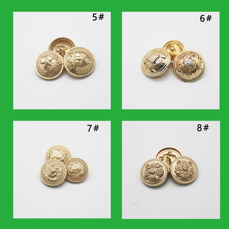 The manufacturer has medium and high-quality metal buttons, high feet, hand-sewn buttons for windbreakers in stock. Metal buttons and QQ buttons can be customized with logos pic 7