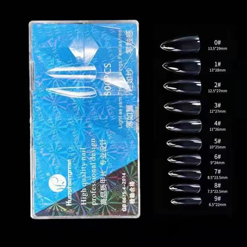 Wholesale of ultra-thin, seamless, transparent artificial nails, wearable nails, special tools for nail salons, and finished nail plates pic 10