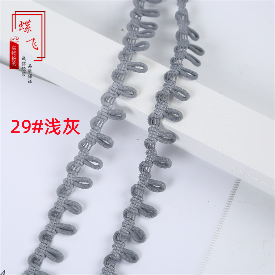 Available in stock: 35 colors of accessories, elastic buttonholes, elastic lace, removable caps, collar buckles, elastic and tight buckles, and button loops pic 41