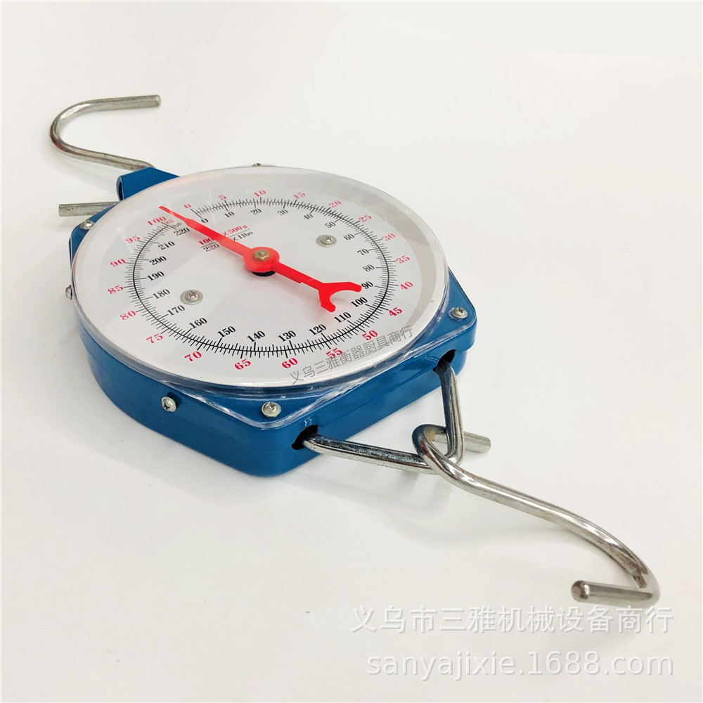 Commercial kilogram hanging scales, large mechanical pointer dial hook scales, 50 to 200kg spring scales for export pic 15