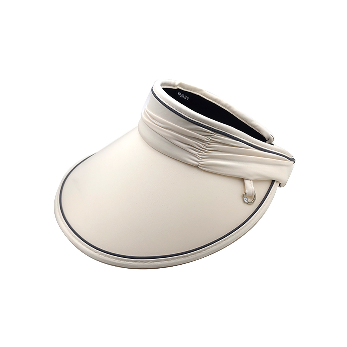 In 2025, the new pleated chanel-style versatile fabric large-brimmed open-top hat is suitable for travel. The foldable sun protection hat can make your face look smaller pic 4