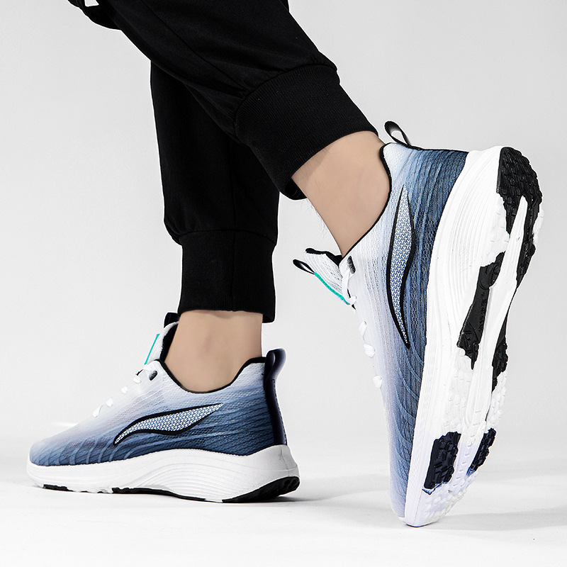 新款男女同款网面透气运动鞋中学生体育课专用防滑软底跑步鞋校园详情10