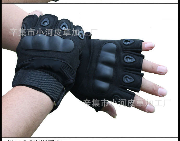 Special Forces tactical half-finger gloves, male reporter Black Eagle Sports Outdoor fighting anti-slip military fan cycling sun protection gloves pic 17