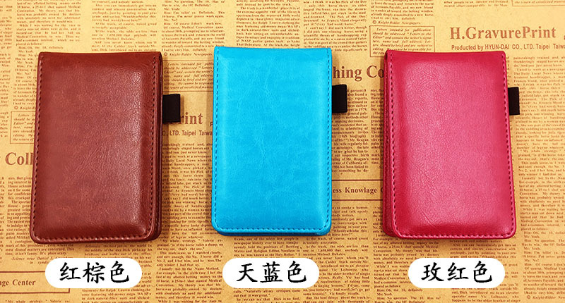 In-stock creative notebook A7 Portable small notebook with LOGO printing, multi-functional notepad, business work notebook pic 2