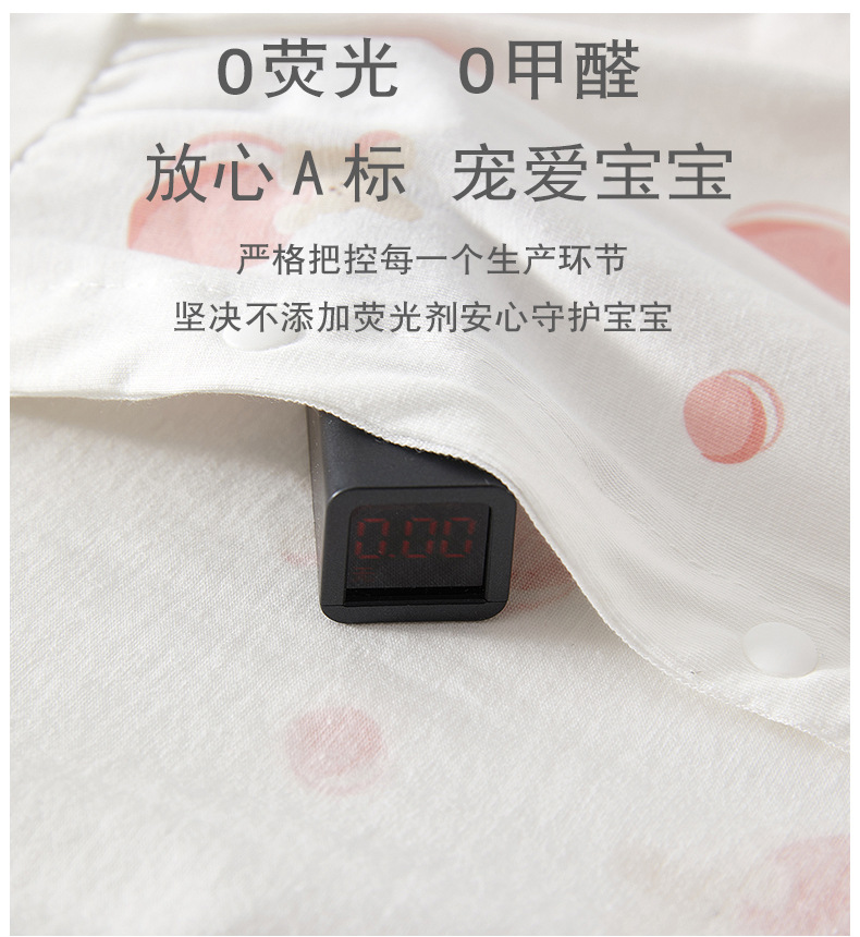 婴儿衣服新生夏季薄款纯棉短袖连体衣女宝宝夏装公主甜美可爱哈衣详情4