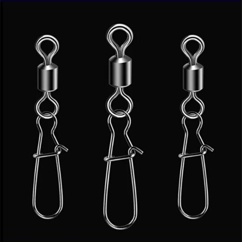 American-style reinforced pins, American-style swivel rings + stainless steel pins, figure-eight ring connectors, fishing gear, small fishing gear pic 1