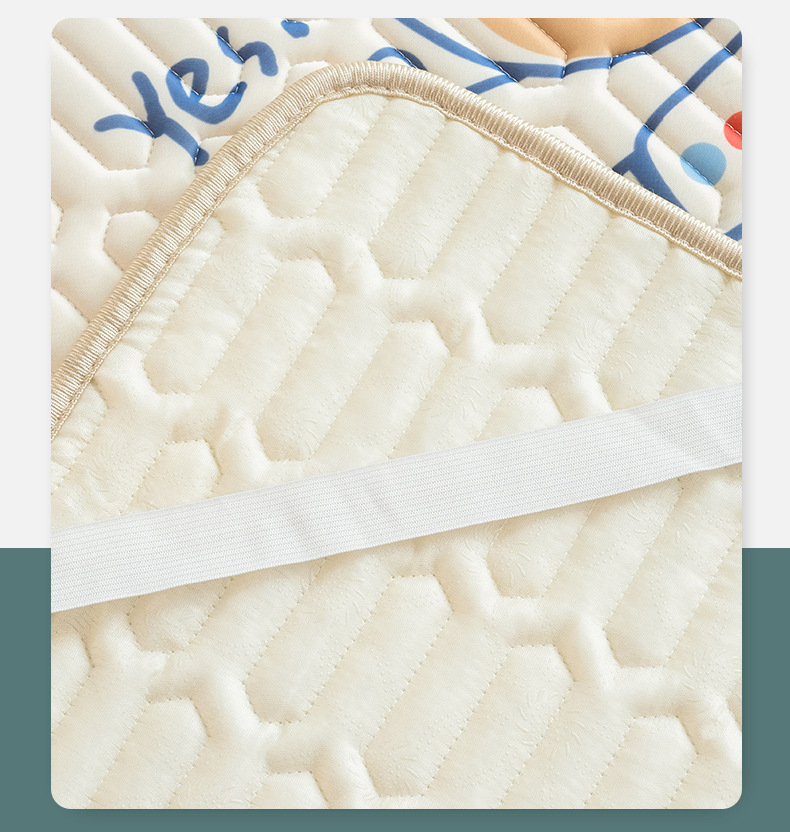 Summer Thailand thickened latex mat three-piece set washable, fresh and light ice silk air-conditioned soft mat gift wholesale pic 11