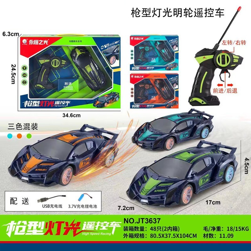 特技遥控充电2.4G开车门跑车男孩汽车模招生礼品儿童玩具批发详情3