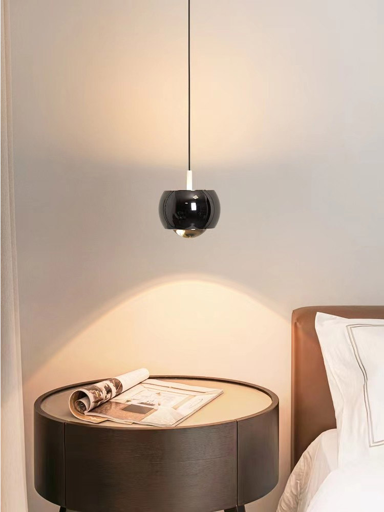 The 2023 new style pendant lamp bedside pendant lamp for the bedroom entrance hall, modern and simple, adjustable bar counter, trendy pic 3