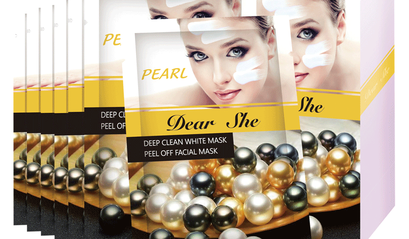 Dear She Pearl Cleansing Mud Mask Blackhead Removal Deep Hydrating Moisturizing Mask for Men and Women pic 17