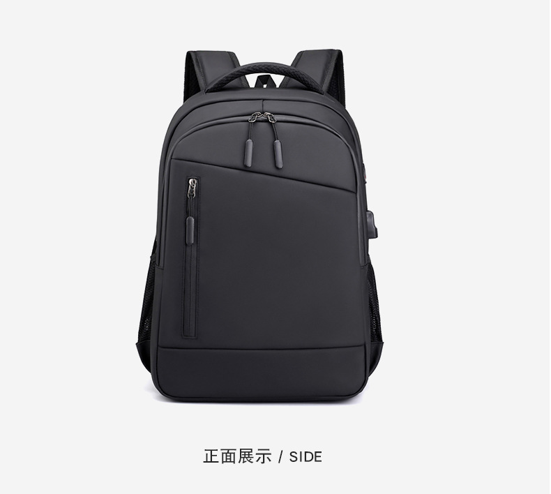 跨境商务双肩包印刷logo干湿分离多功能简约休闲电脑双肩包书包详情18