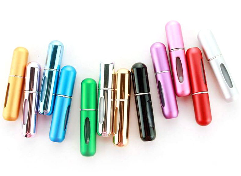 5ml travel perfume dispensed bottle bottom filling mini portable sample spray empty bottle round head self-pumping perfume bottle pic 6