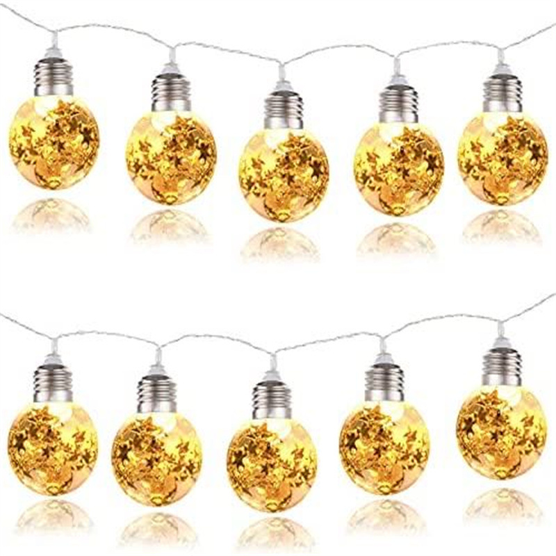 跨境新款LED灯泡灯串圣诞节 北欧家居装饰灯彩灯串灯挂件拍照道具详情2