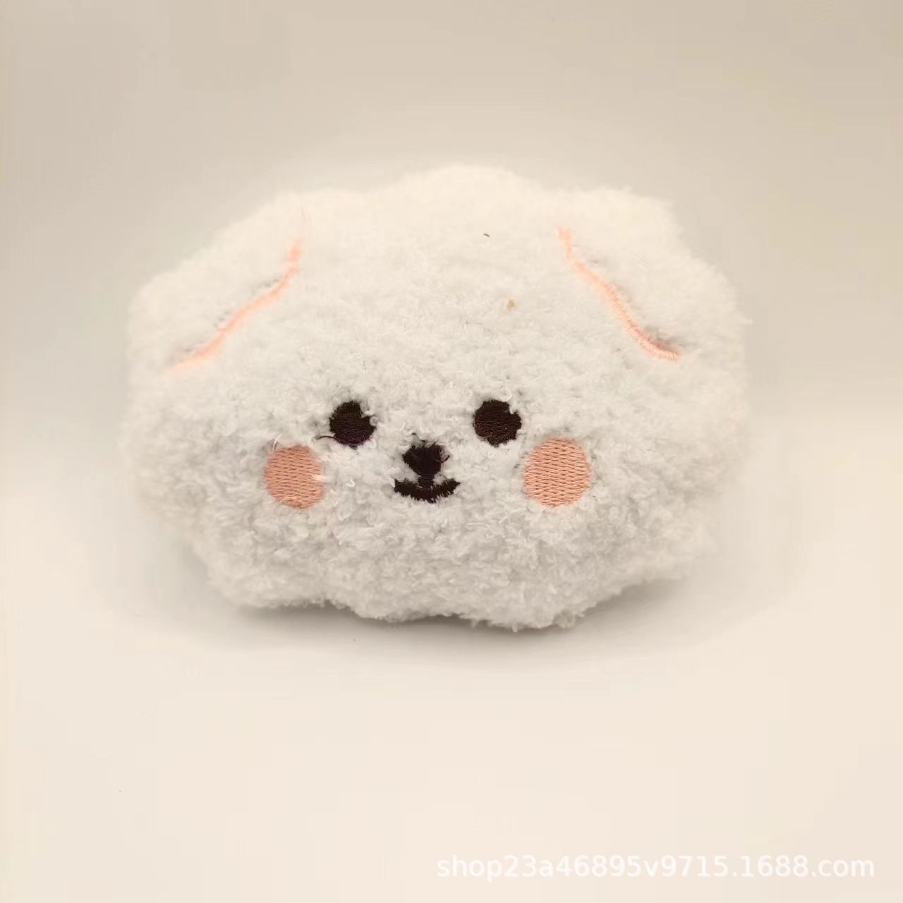 毛绒小狗头帽子笑脸狗充棉头饰发饰配件DIY 配饰辅料详情3