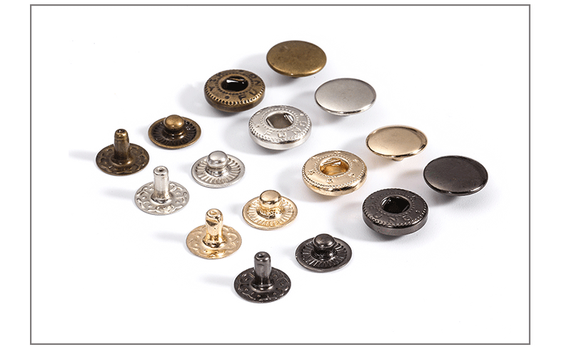 The manufacturer has in stock brass four-way buttons, metal smooth four-way buckles, large white buckles 201#15mm emergency buttons pic 12