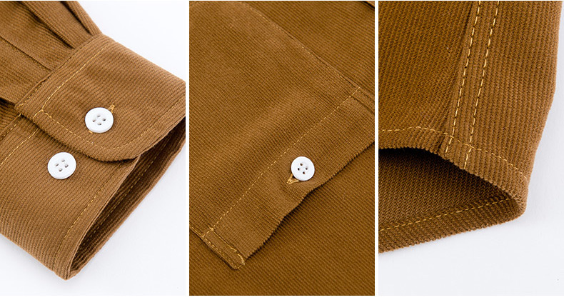 Camisa de pana otoño manga larga plus cotton coat hombre negocios casual top camisa sin escaldor coat hombre al por mayor pic 14