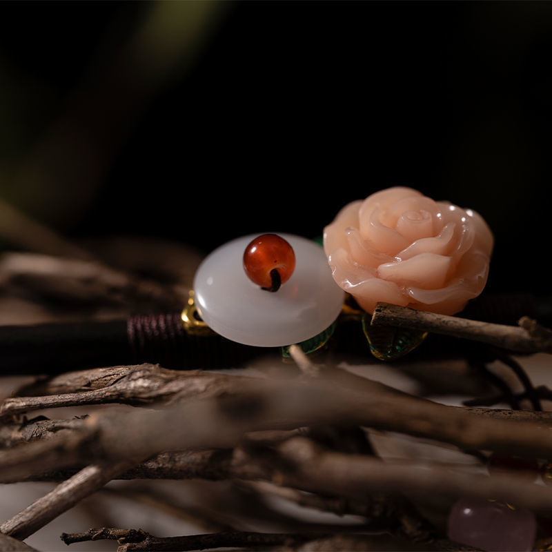 古风发簪子批发中式旗袍头饰汉服配饰步摇挽发钗盘发饰品手工木簪详情3