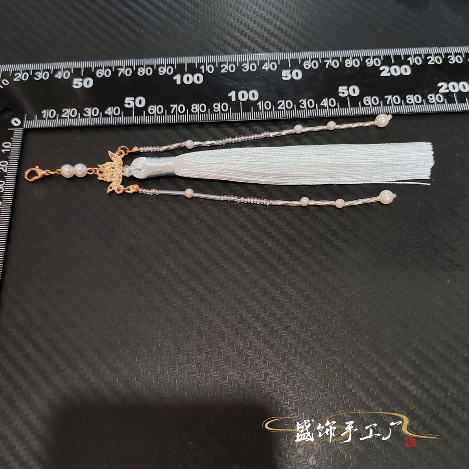 串珠流苏手工琉璃半成品汉服古风发簪旗袍服饰辅料饰品配件步摇详情2