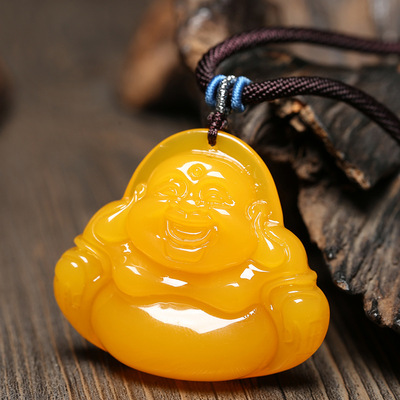 直播琥珀新款老蜜蜡女款 S925银蓝珀耳钉 血珀圆珠耳坠饰品详情30