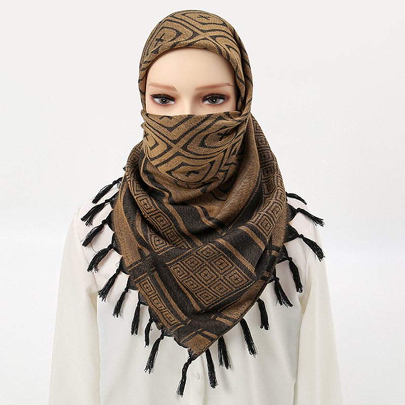 Best-selling Arab headscarves, camouflage special forces jacquard scarves, Arab square scarves, cs outdoor scarves, shawls pic 11