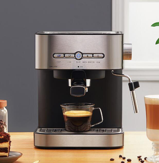 多功能半全自动咖啡机意式美式商用研磨家用工具智能咖啡机打奶泡详情7