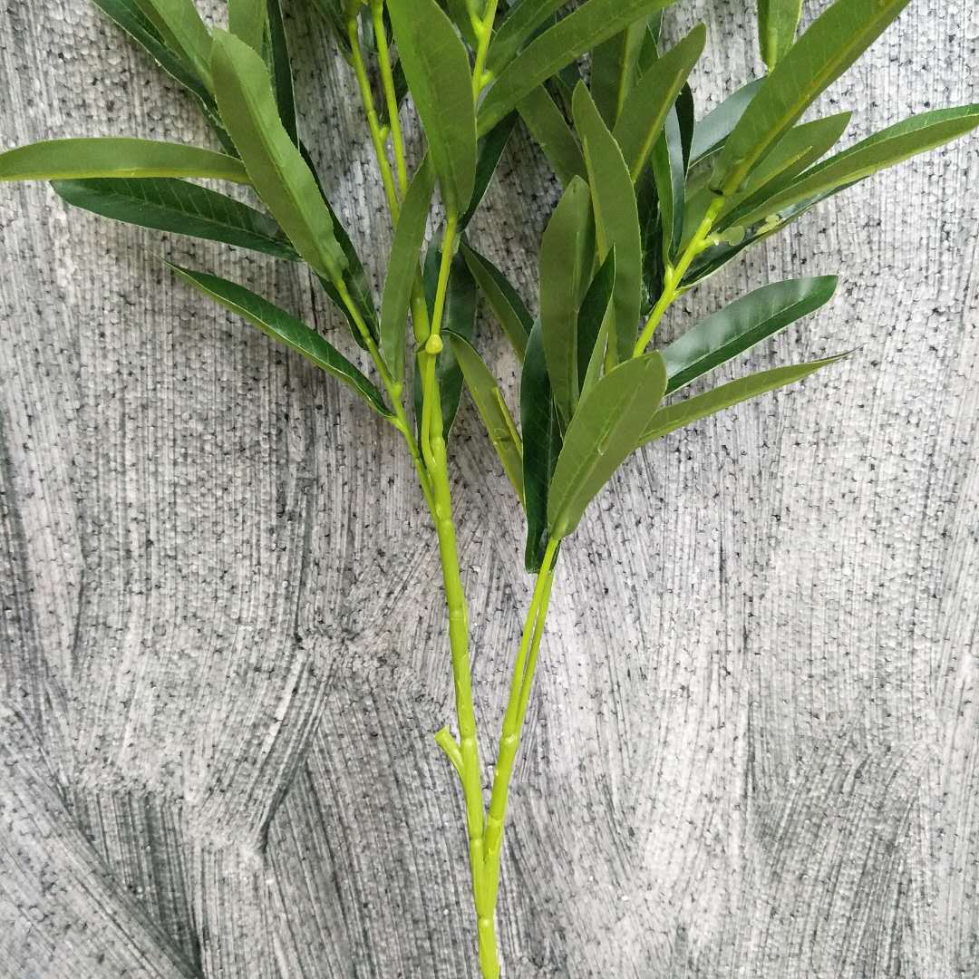 6-pronged olive branches, living room dining table, coffee table, vase, flower arrangement, wedding home flowers, wedding decoration, olive leaves pic 5